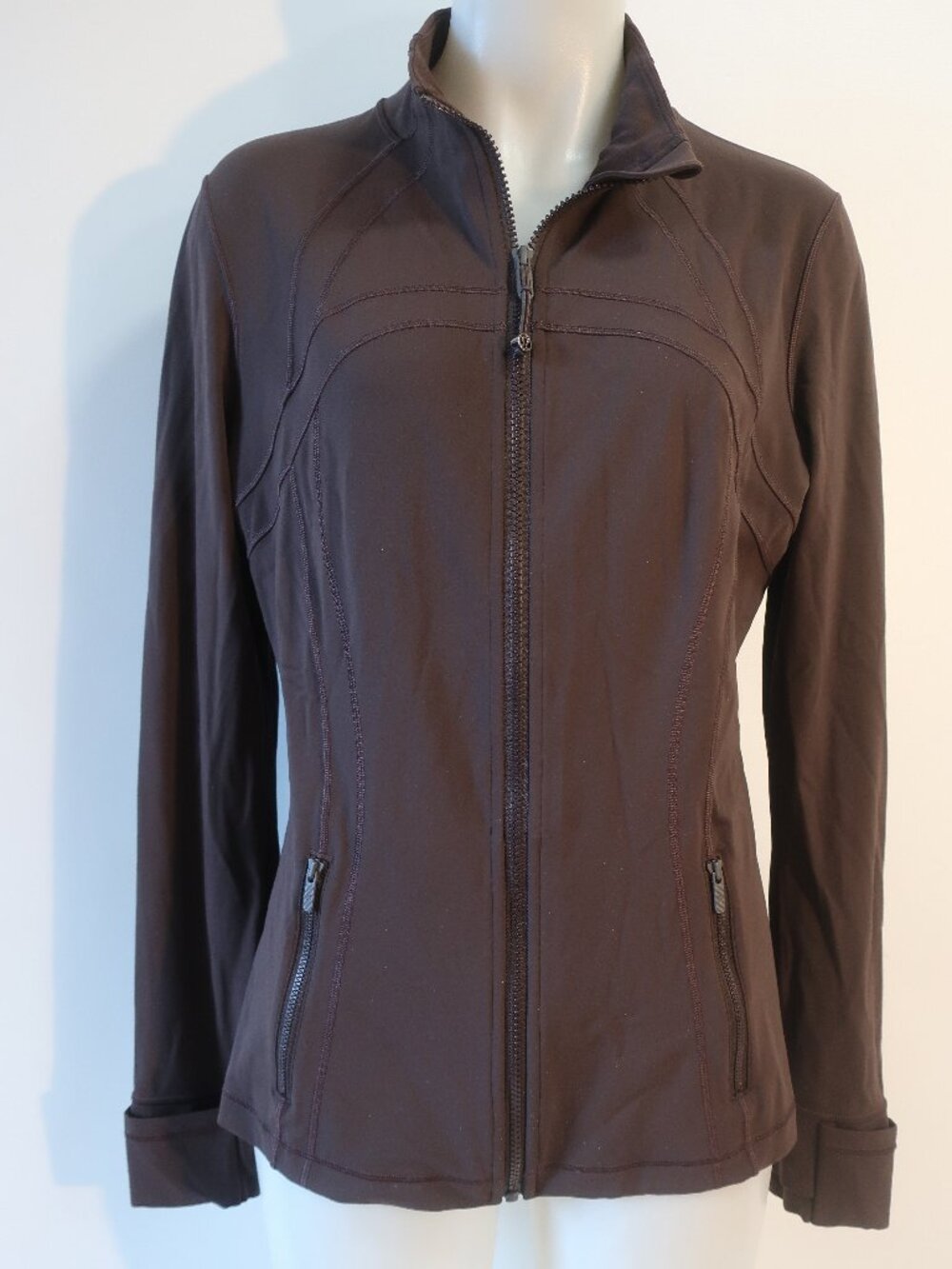 Womens Lululemon Brown Espresso (Item- 72) Full Zip Define Jacket 14